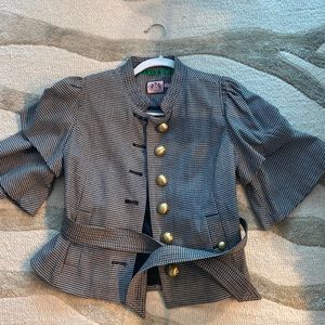 Juicy Couture Cropped Blazer Jacket Size 8